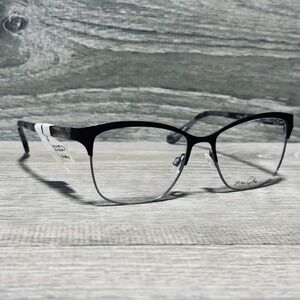 Max Cole MC 1513 90 Eyeglass Frames Womens 53-16-135 Black Tortoise Rectangular